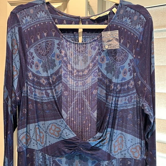 Soft Surroundings blue bohemian dress - Picture 3 of 9